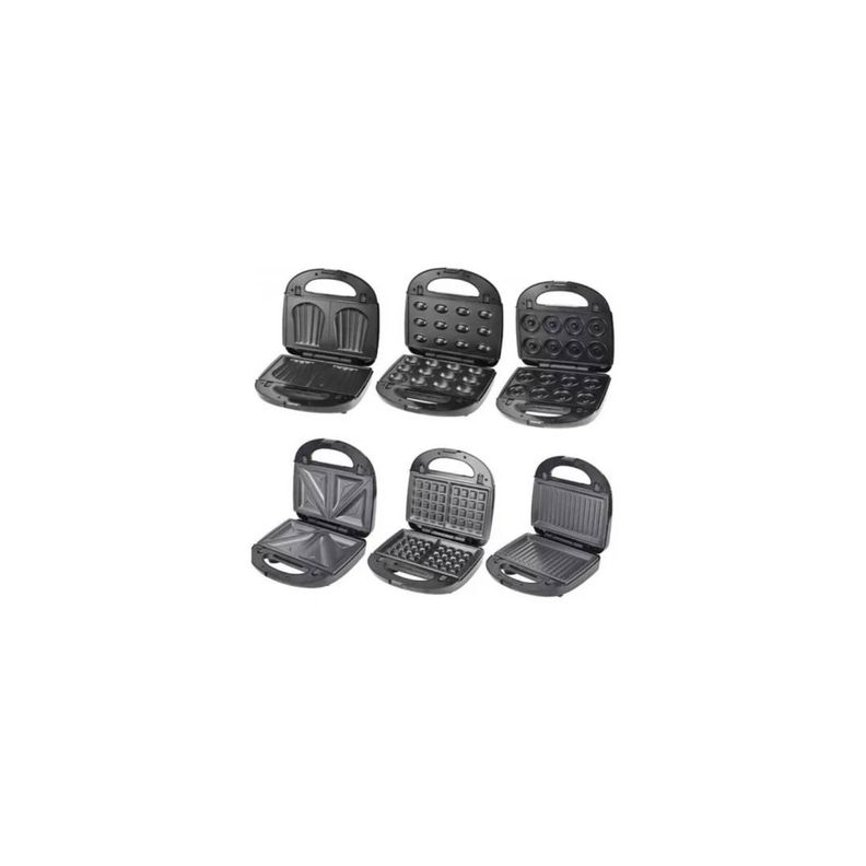 Maquina Para Mini Donas Galleta Waffles  6 en 1 -5
