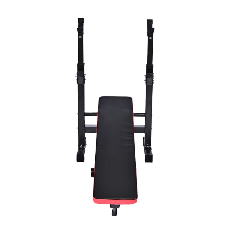 Banco Ejercicios Inclinable - Plano con Rack-3