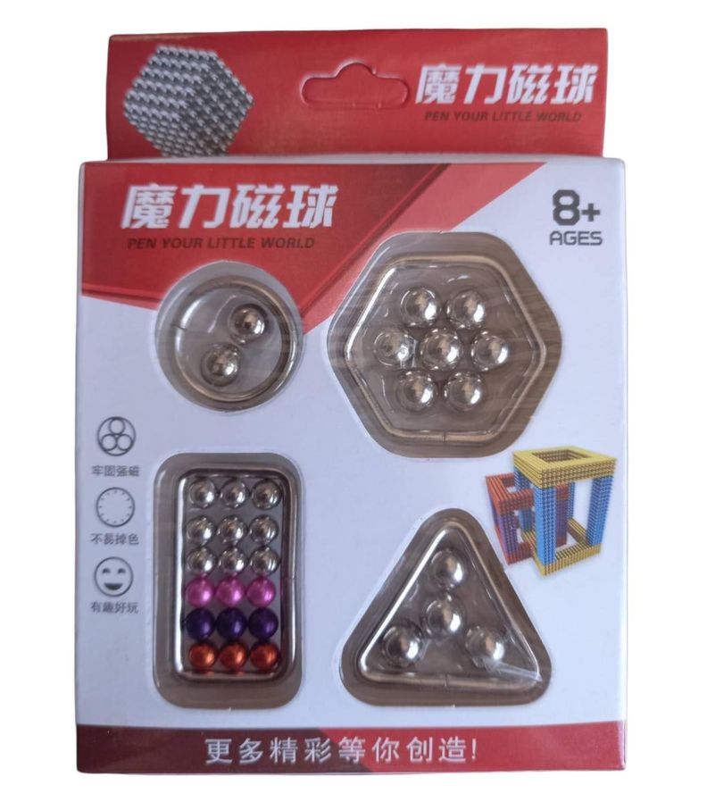 JUEGO DISPLAY BOLITAS IMAN -0