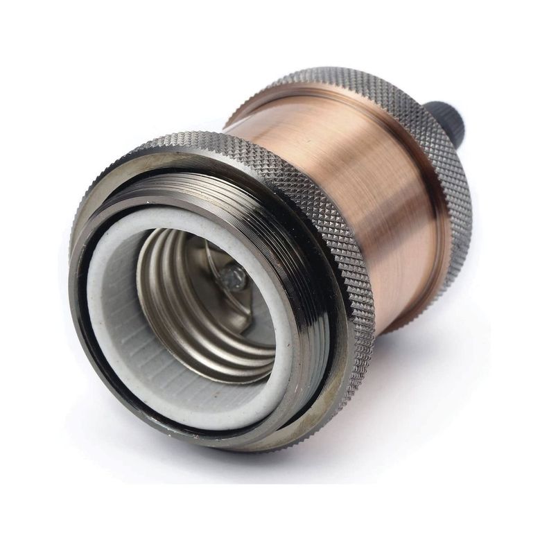 Soquete E-27 Retro Bronce Vintage-2