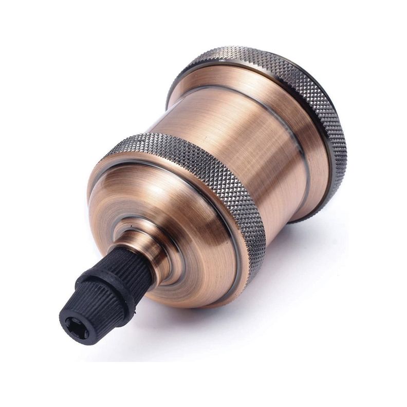 Soquete E-27 Retro Bronce Vintage-5