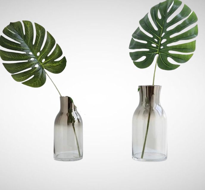 Planta Decorativa Artificial, Hermosa Planta Individual Minimalista. -2