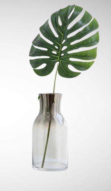 Planta Decorativa Artificial, Hermosa Planta Individual Minimalista. -0
