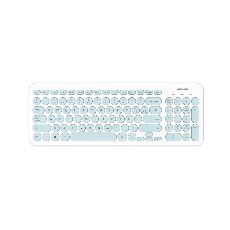 Teclado Ultra Delgado USB Anti Salpicaduras Dblue-0