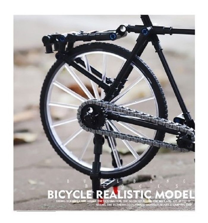 Bicicleta a Escala Armable Color Negro - 198 pcs-3