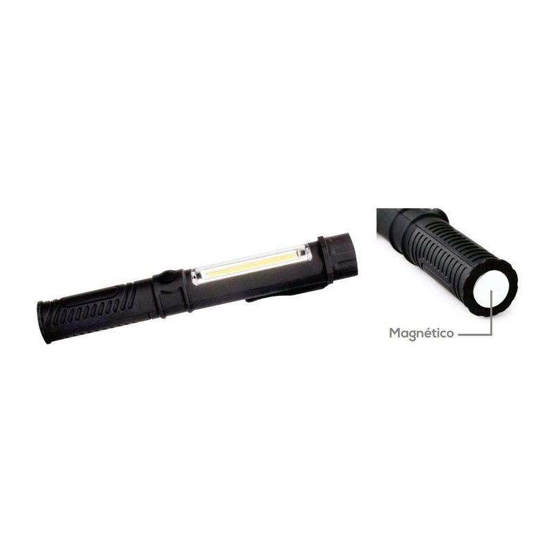 Linterna Y Lámpara Cob Led De Mano A Pilas - PuntoStore-1