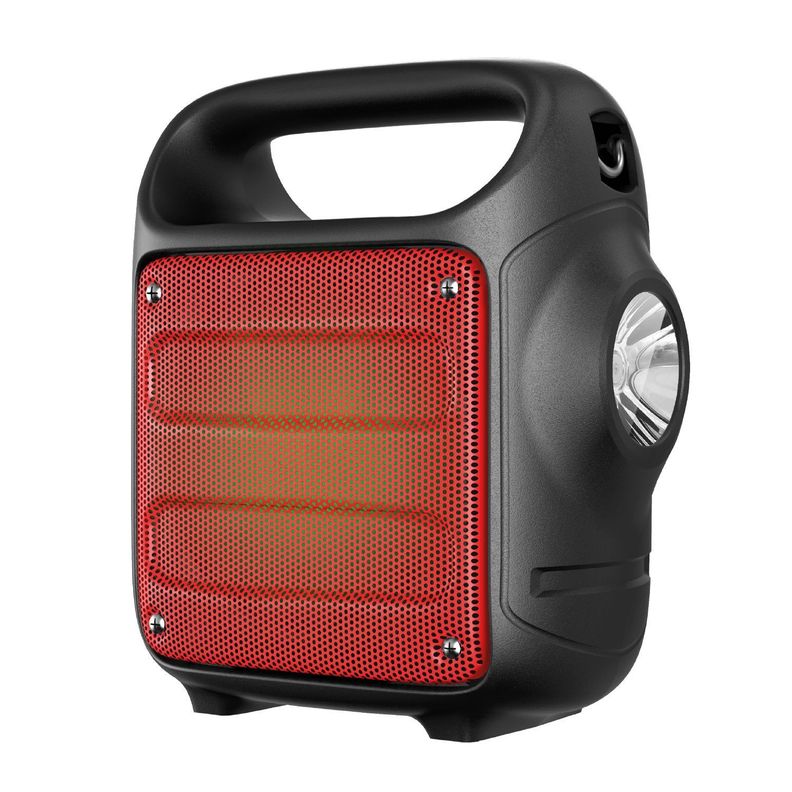 Parlante Portatil Bluetooth USB AUX FM Micro Sd Rojo Audiopro-1