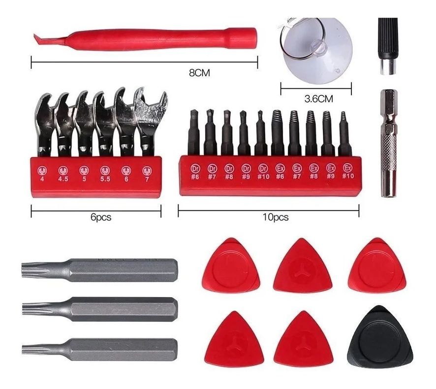 Set Kit Juego Destornillador 135 En 1 Precisión Magnéticos-1
