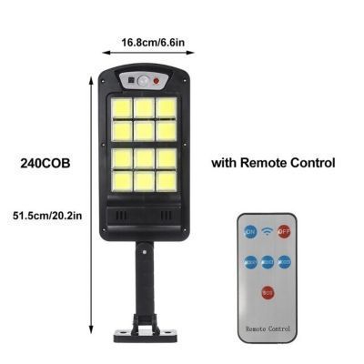 Farola LED Solar impermeable Para Exteriores 240COB-1