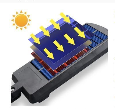 Farola LED Solar impermeable Para Exteriores 240COB-2