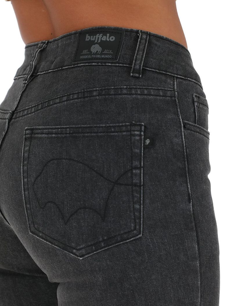Pantalon Jeans Palqui Negro Mujer-3