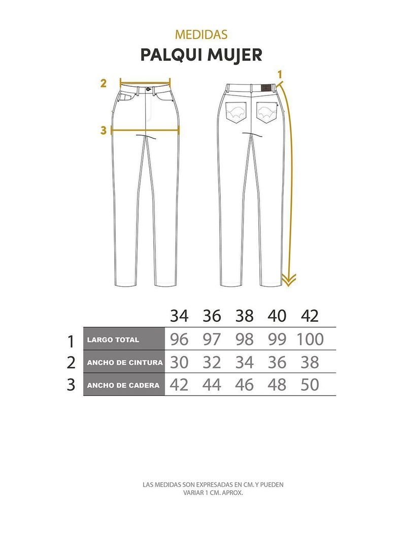 Pantalon Jeans Palqui Negro Mujer-4