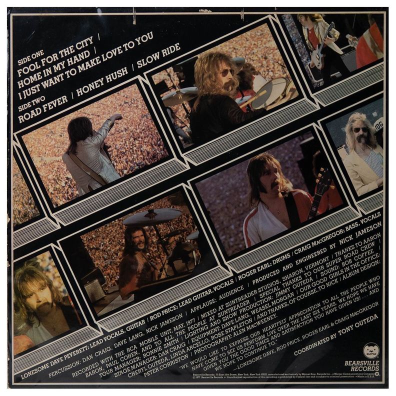 FOGHAT - LIVE VINILO USADO-1