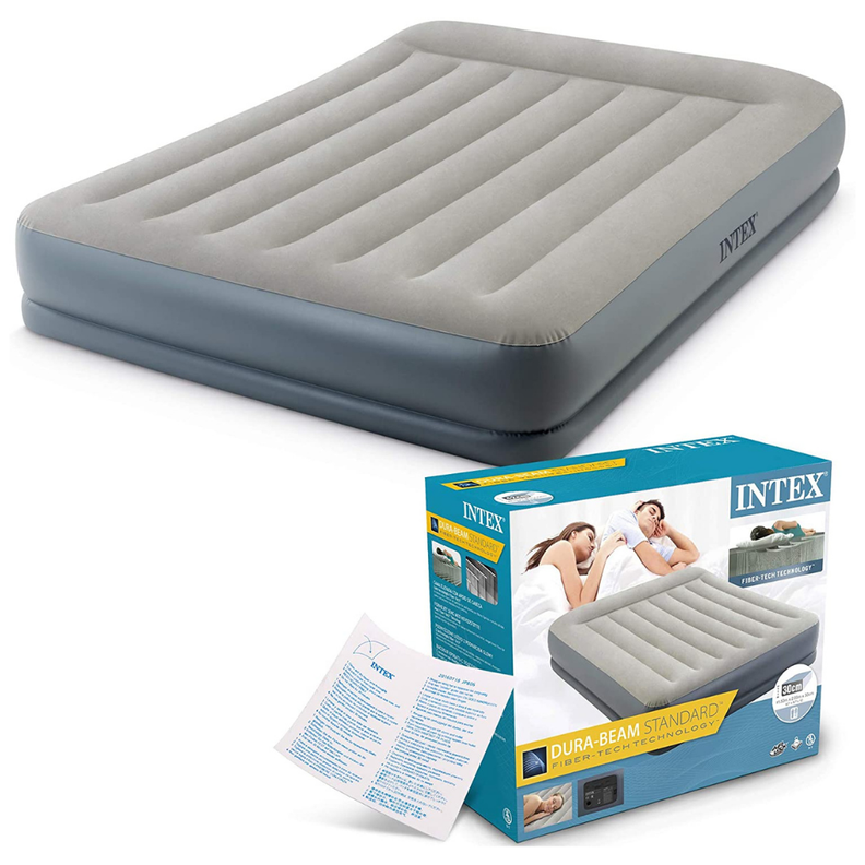 Colchón Inflable Eléctrico 2 Plazas 152x203x30 Cm-4