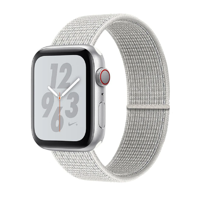 Correa Nylon Para Apple Watch 42 / 44 / 45mm / Blanco -0