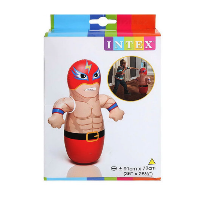 Boxeador Porfiado Inflable 3D Bop Bags-1