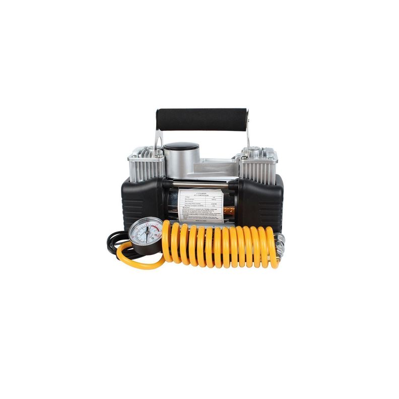 Compresor De Aire Portatil Doble Piston 150 PSI 12V Tecnolab-0