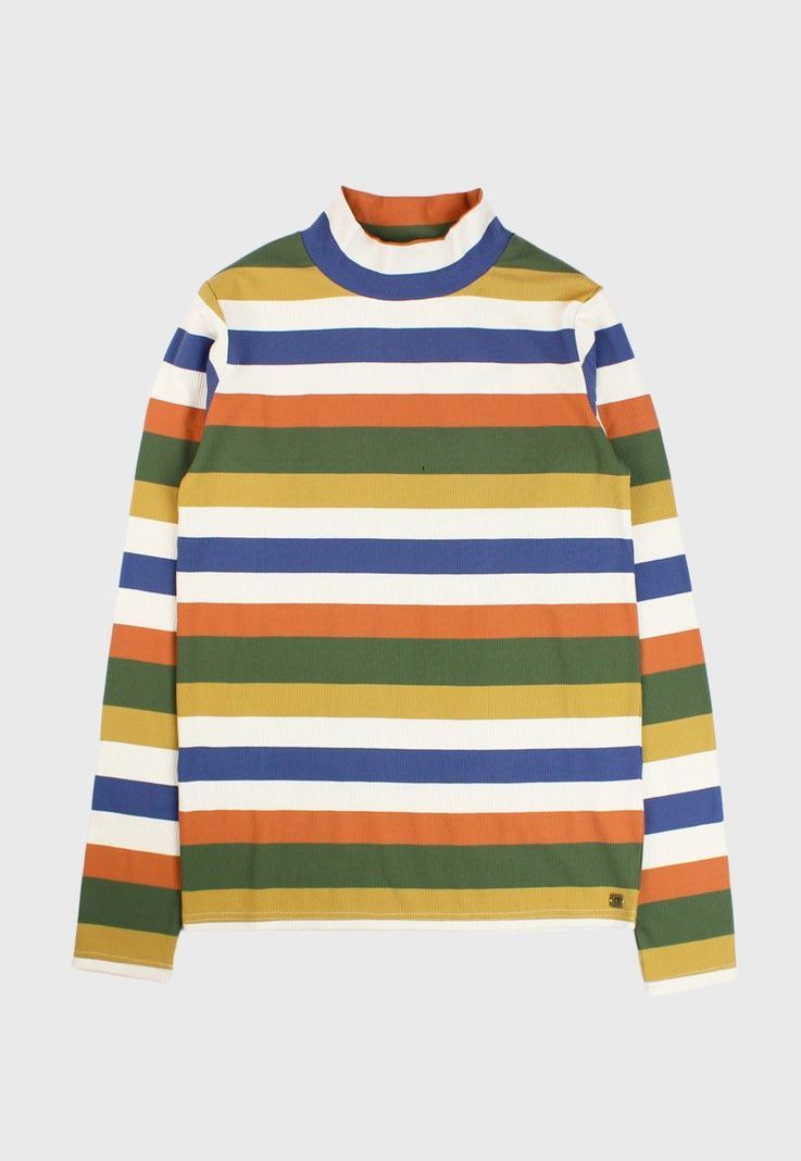 Polera teens niña franjas nordic 529-0