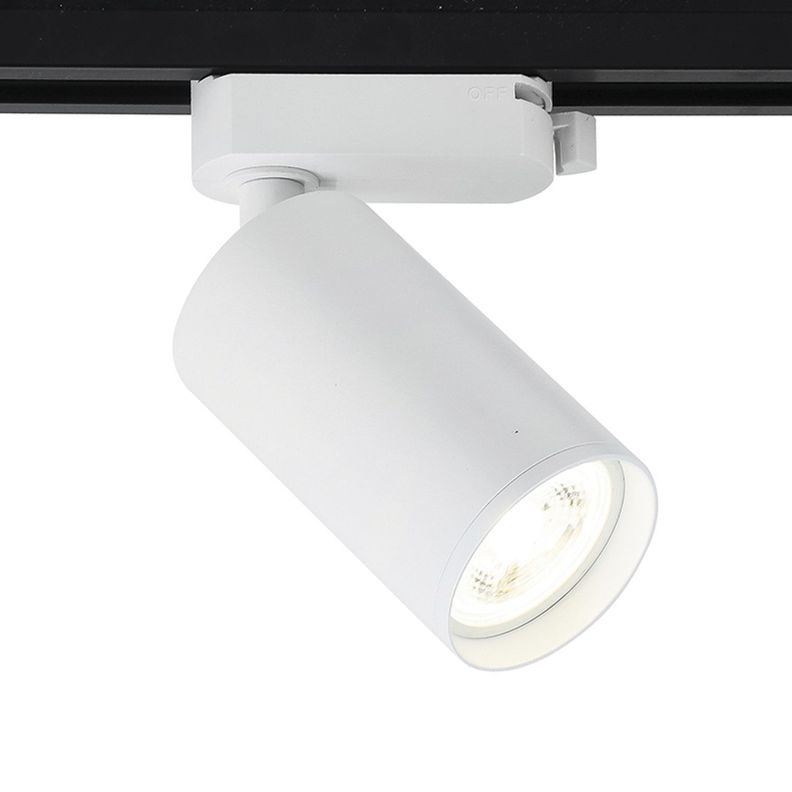 Foco Decorativo para Riel Monofásico GU10 Blanco-1