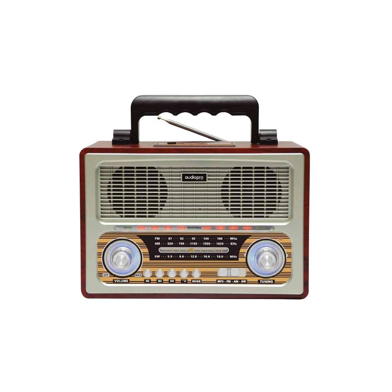 Radio Retro Bluetooth Portátil 5w - PuntoStore-0