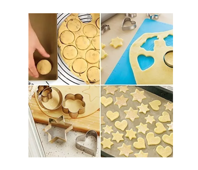 12 Moldes De Galleta Cortador-1