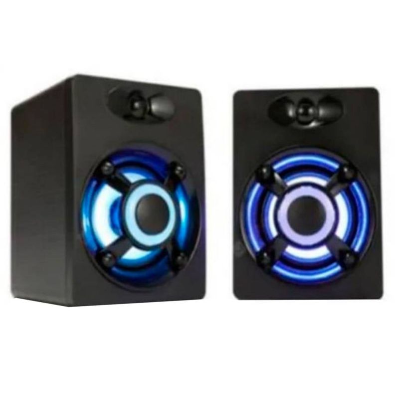 Parlante Altavoz Pc Ordenador Cable Usb Estéreo-0