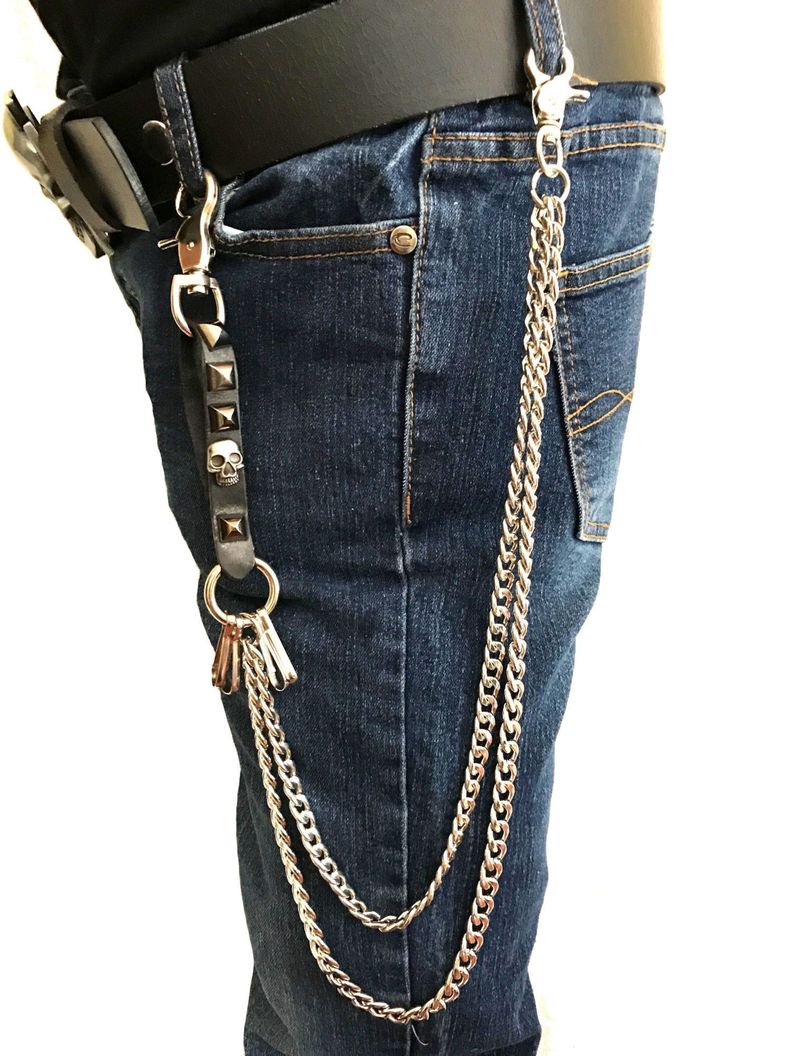 Cadena de Jeans Calavera-0