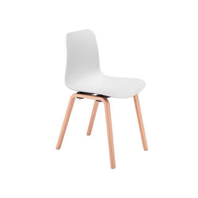 Silla Net Base Madera Natural Blanco-0
