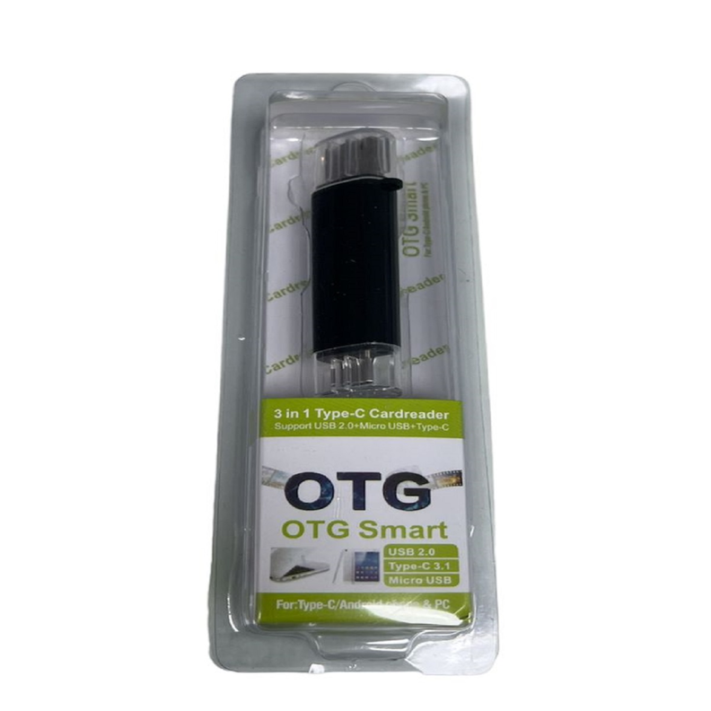 Lector de Memorias Tipo C Y USB OTG DM-2