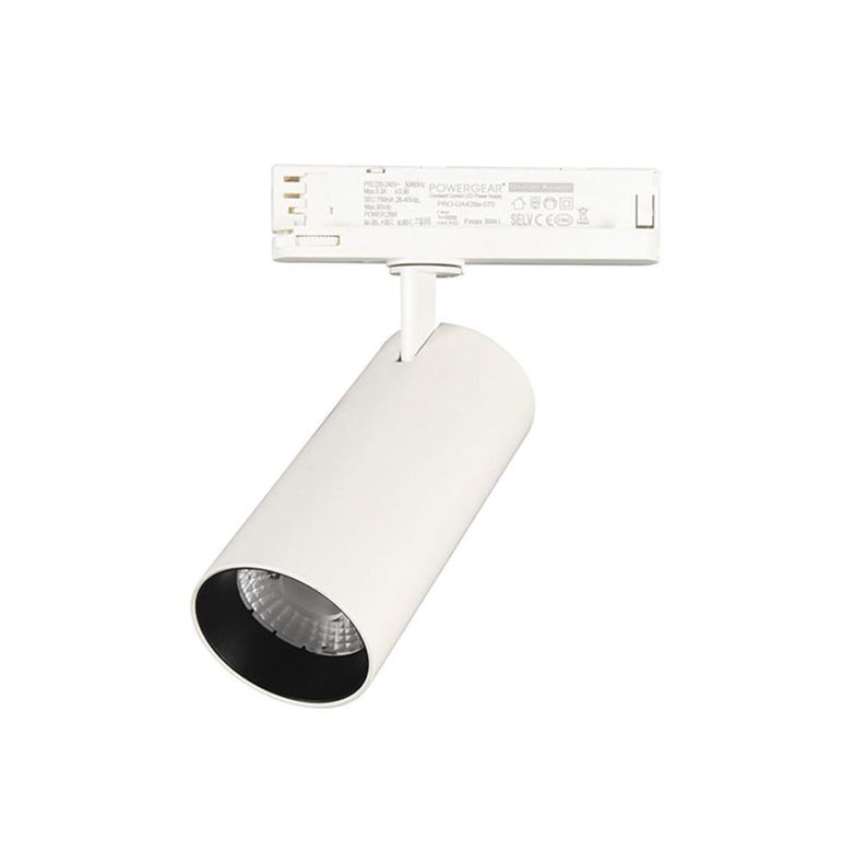 Foco Decorativo Riel 40º Trifásico "Track Light" 30W Blanco-0