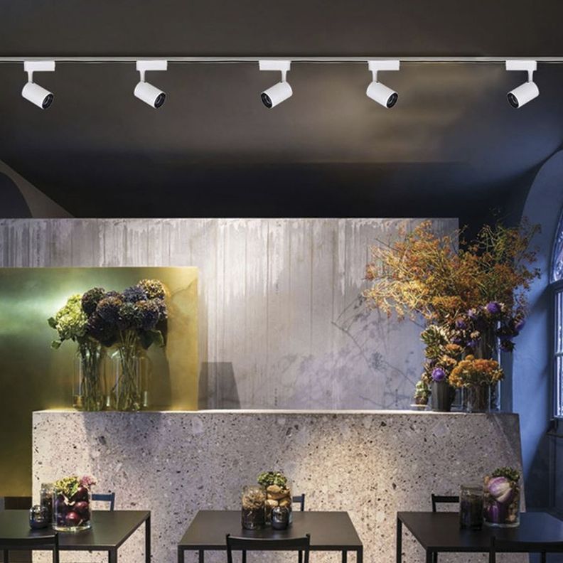 Foco Decorativo Riel 40º Trifásico "Track Light" 30W Blanco-5