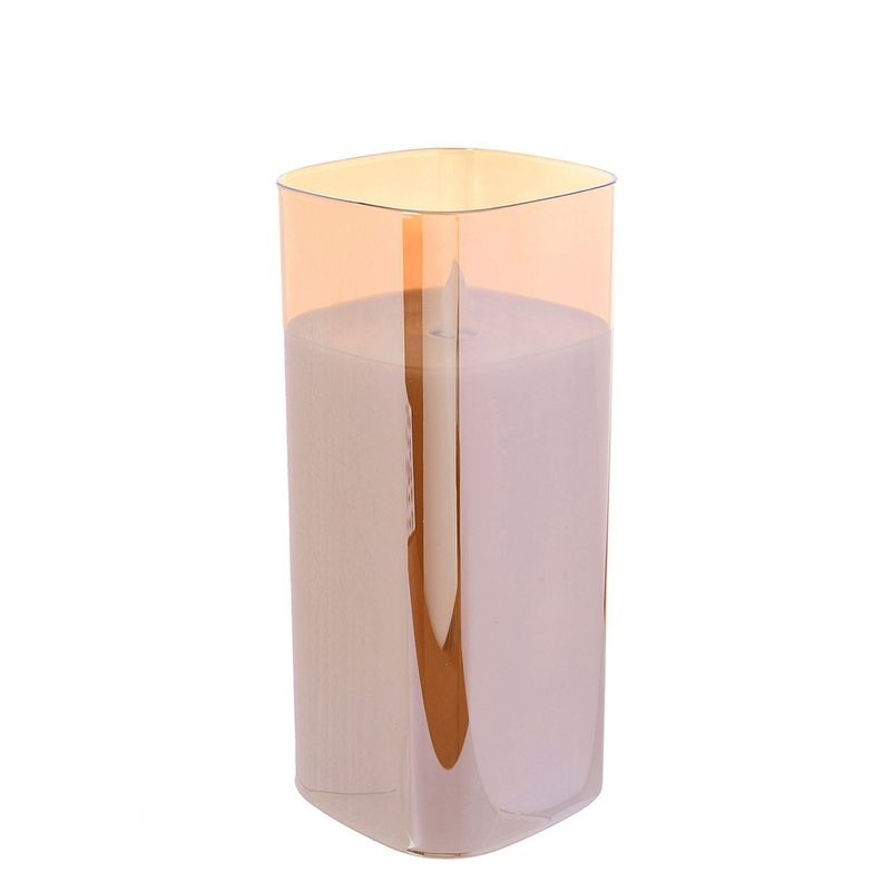 Portavela Led Decorativa Padova Cubo Grande-0