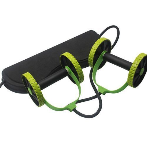 Rueda de Abdominales AB Wheel con Cuerda de Tracción-2