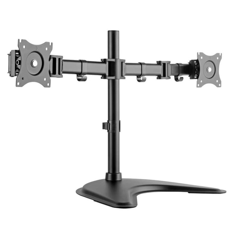 Soporte TV/MONITOR Doble - mesa 13" a 27" - 360° 16kg-0