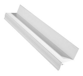 Perfil Corta Gotera Siding PVC Blanco 3,8mts DVP-0