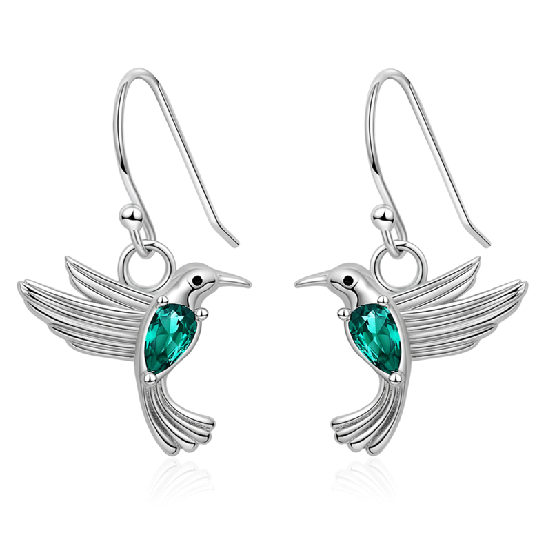 Aros Colibri Plata 925-0