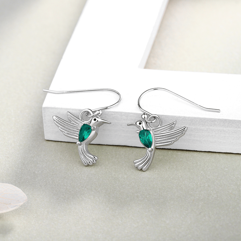 Aros Colibri Plata 925-1