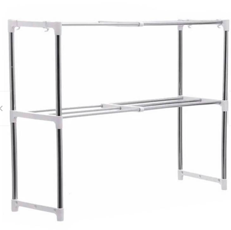 Rack Extensible Estante Organizador Microondas Cocina Baño-0