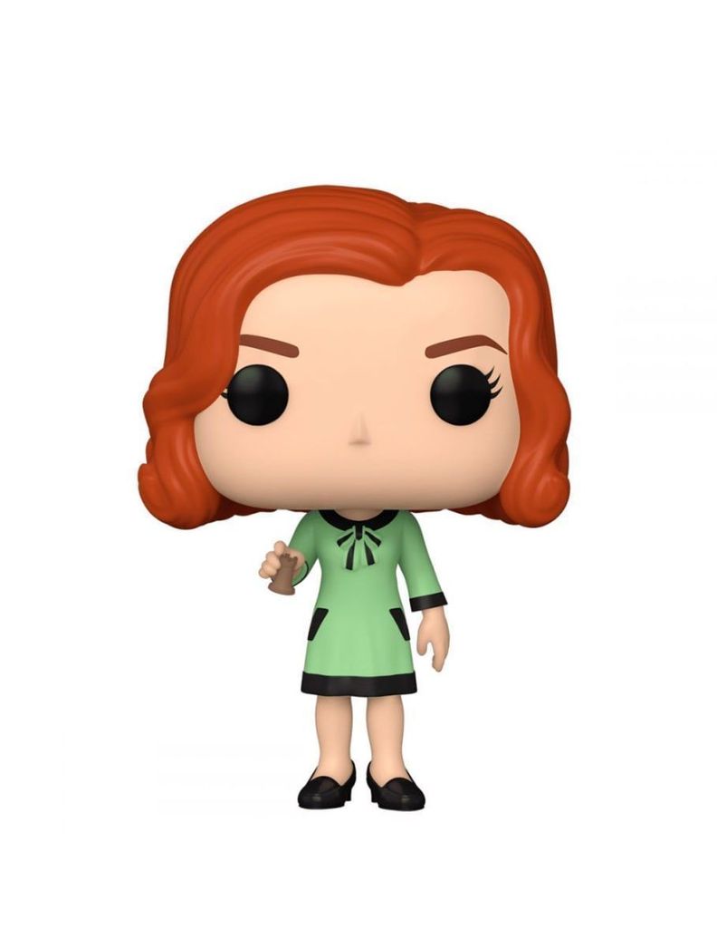Figura Funko Pop, Beth Harmon with rook - Gambito de dama - 1122-0