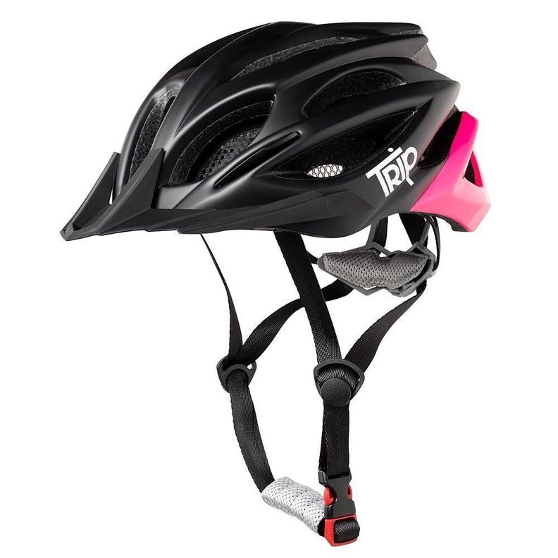 Casco Bicicleta MTB Trip Delirium Black/Pink-0