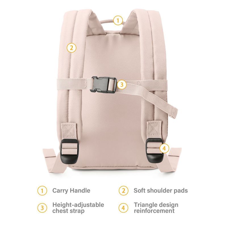 Mommore Mochila para niños LACY - rosado-4