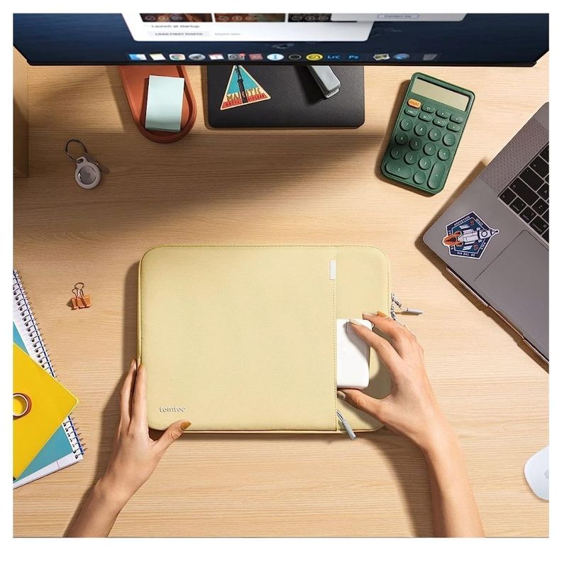 Tomtoc Funda A13 Protección 360° para MacBook Pro 16" - Amarillo-7