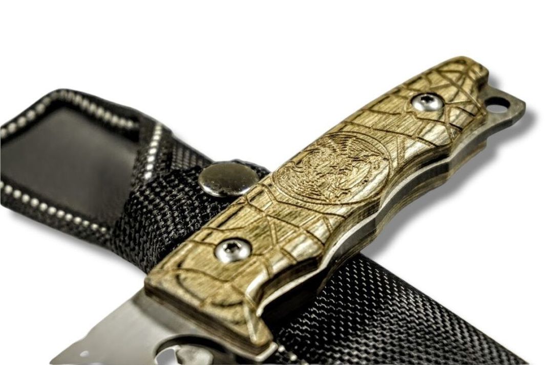 Cuchillo Supervivencia Media Manga Eagle Wood AL69-1