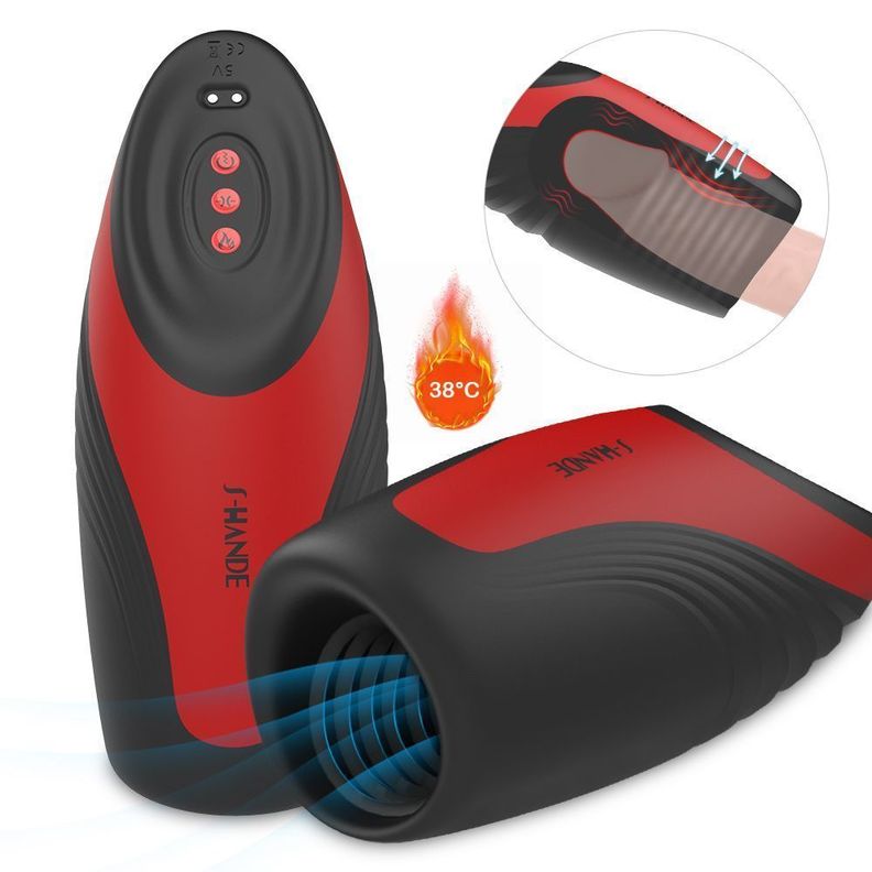 King Arthur Masturbador Vibrador Succionador Temperatura-4