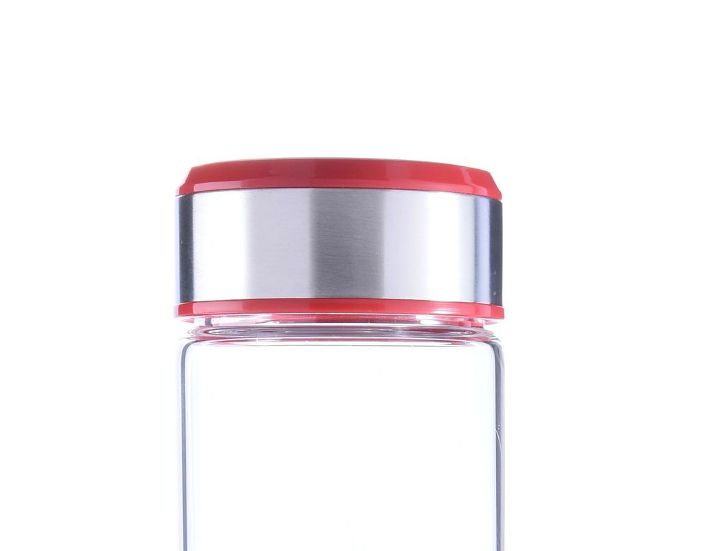 Licuadora Personal Portátil Davoli S-Pow Vaso de Vidrio Roja -4