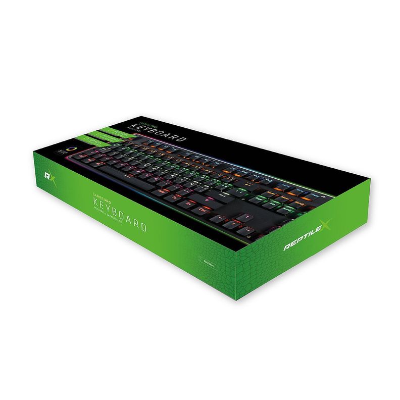 Teclado Gamer Pro Mecanico Retroiluminado Para PC Reptilex-3