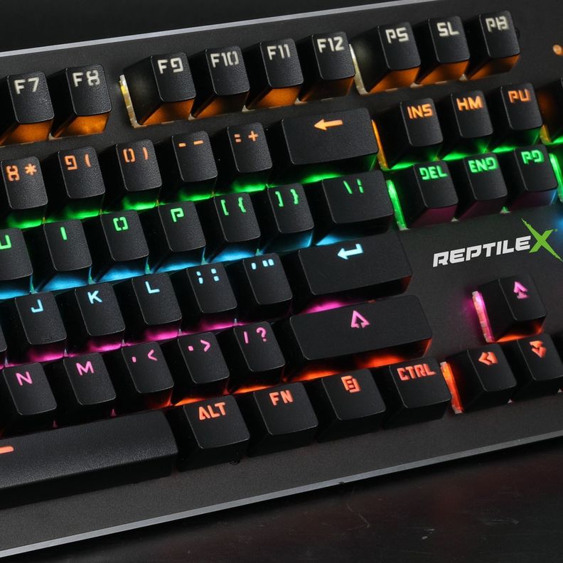 Teclado Gamer Pro Mecanico Retroiluminado Para PC Reptilex-2