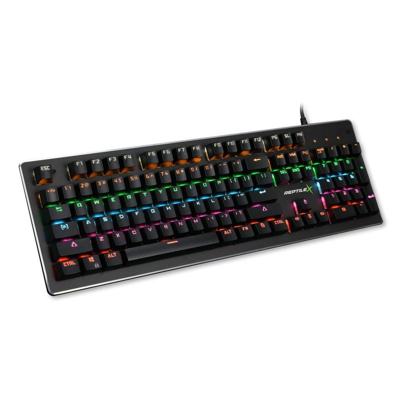 Teclado Gamer Pro Mecanico Retroiluminado Para PC Reptilex-0