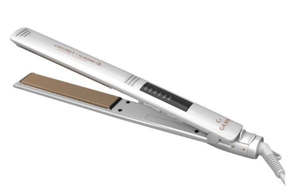 PLANCHA ALISADORA CABELLO ELEGANCE LED COCONUT  GAMA-0