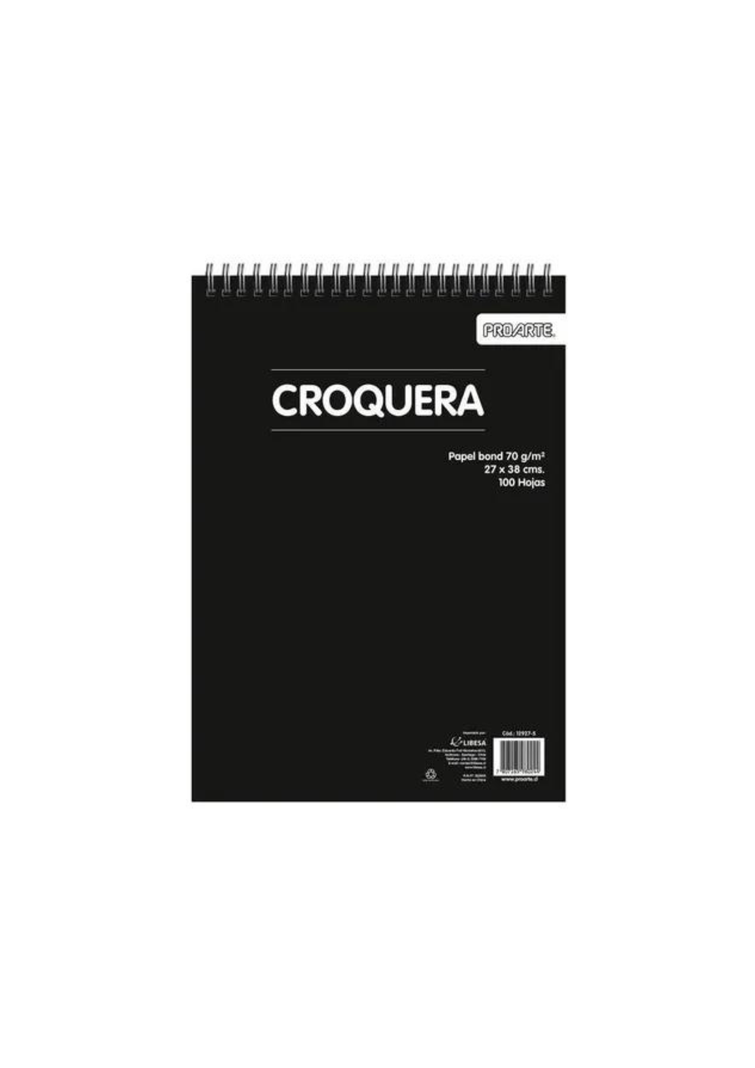 Croquera Proarte 100 Hojas Papel Bond 70g-0